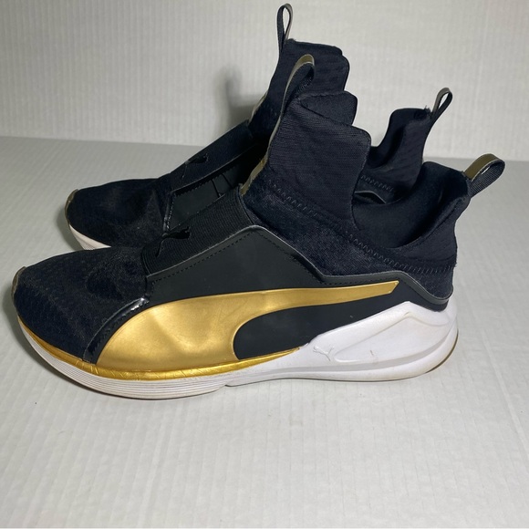 Kylie Jenner Puma Fierce Gold High Top Sneakers size 9 (Q - Picture 5 of 9
